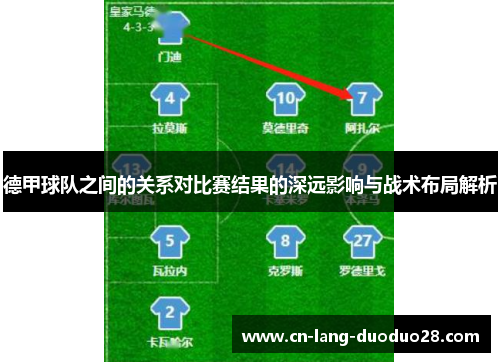 德甲球队之间的关系对比赛结果的深远影响与战术布局解析